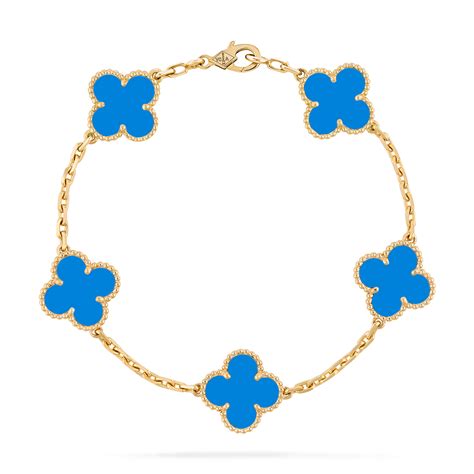 van cleef and arpels clover bracelet replica|van cleef bracelet alhambra price.